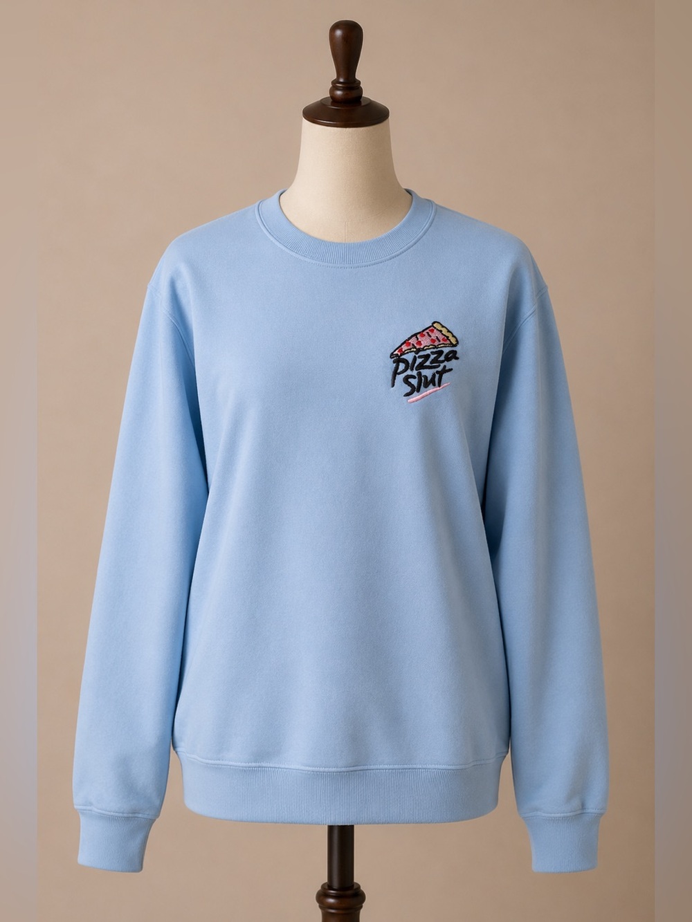 Sassy Spud Pizza Sweatshirt Size Medium Long Sleeve Shirt